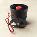 Sirene ao ar livre, som alto volume alarme 12v DC. Invasão residencial e alarme de incêndio