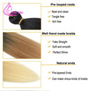 💁‍♀️♀️&nbsp;Tranças Jumbo Refinadas de 66 cm – Cabelo Sintético Liso Yaki Fácil de Trançar