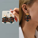 Brincos Femininas de Madeira Chic