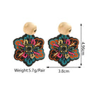 Brincos Femininas de Madeira Chic