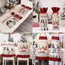 New Year 2024 Linen Christmas Gnomes Apron Christmas Decorations for Home Xmas Kitchen Accessories Natal Navidad 2023 Noel Deco