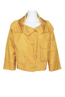 WHY Dress High Neck Collared Long Sleeve Button Pocket Solid Nylon